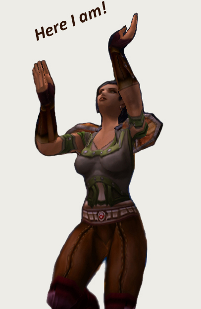 My hunter is quite good at tracking people down!