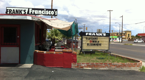 Frank's Diner Frank's, Francisco's, greasy spoon, diner, great grub