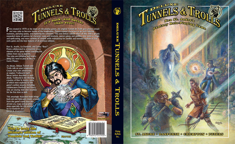 Deluxe, Tunnels and Trolls, RPGs, artwork, Danforth, painting,