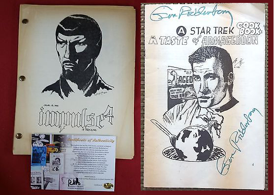 I found these pics and others on a website about fanzines from Roddenberry's personal collection. 